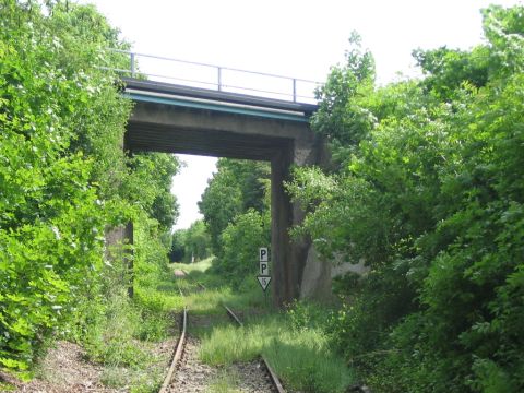 Br�cke der Bahnlinie von Erfurt