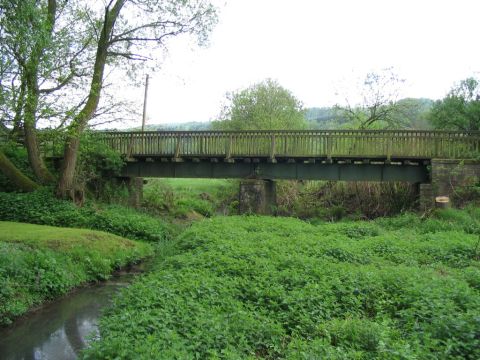 Brcke ber einen Nebengraben