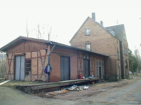 Bahnhof von der Vorderseite