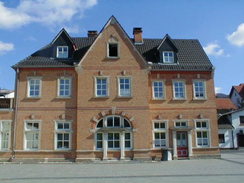 Bahnhof von der Gleisseite