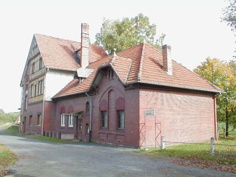 Bahnhof von der Vorderseite