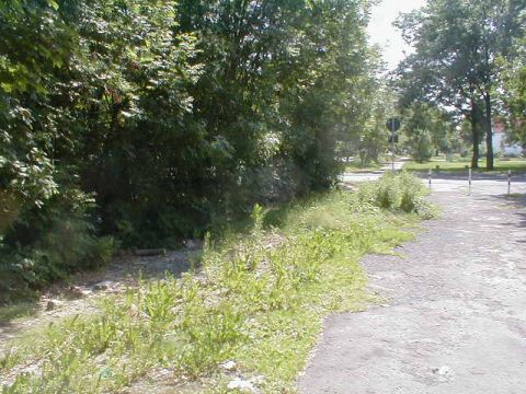 Bahn�bergang �ber die Windhukstra�e