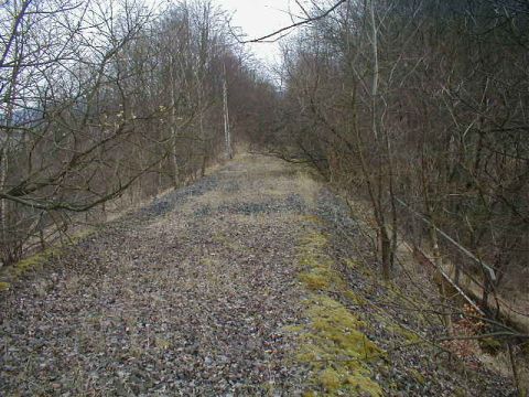 Brcke ber einen Feldweg