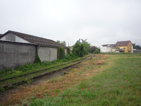 Ehemaliger Abzweig eines Industrieanschlusses