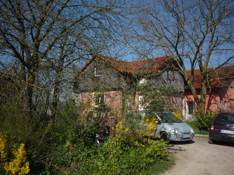 Bahnw�rterh�uschen zwischen Eppelheim und Plankstadt