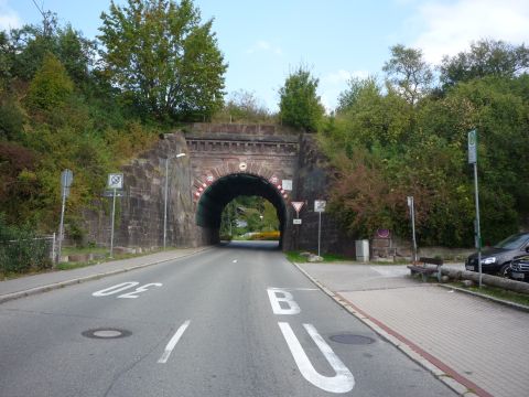 Bahnbergang ber die Herrenberger Strae