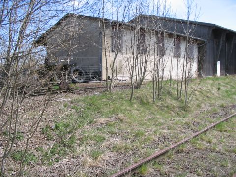 Einfahrt in den Gterbahnhof Pfullendorf