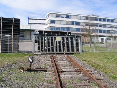 Einfahrt Firma Geberit