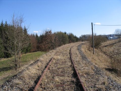 Zufahrt zum Containerbahnhof Pfullendorf