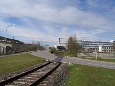 Zufahrt Firma Geberit