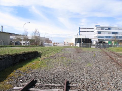 Zufahrt Firma Geberit