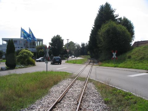 Ehemaliger Abzweig zum G�terbahnhof Ochsenhausen
