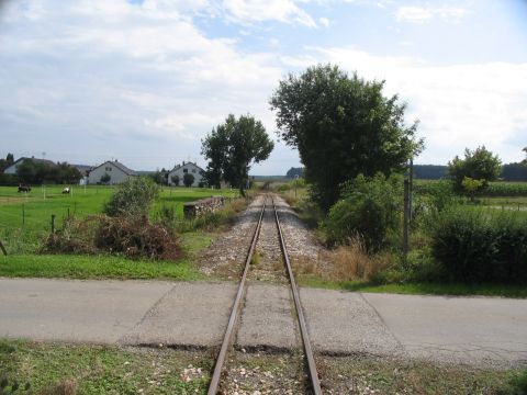 Bahn�bergang in Maselheim