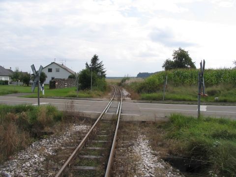 Bahn�bergang in Maselheim