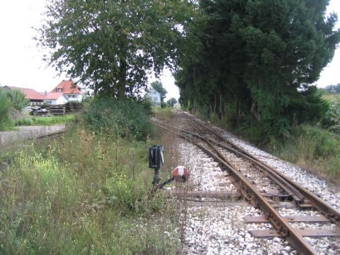 Abzweig zum Ladeplatz