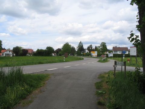Bahnübergang vor Buchau