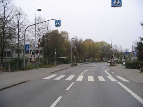 Bahnübergang Friedrichshafen Flugplatzstraße