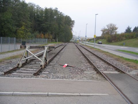 Ladegleis bei der Arena