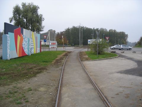 Zufahrt zum Industriegebiet