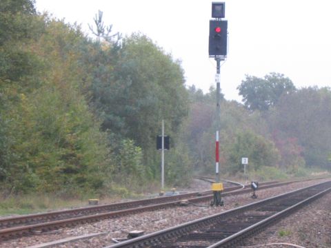 Abzweig von der Hochrheinbahn