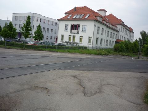 Bahn�bergang �ber die Osterholzallee