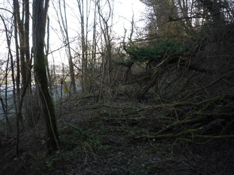 Trasse oberhalb der Stra�e