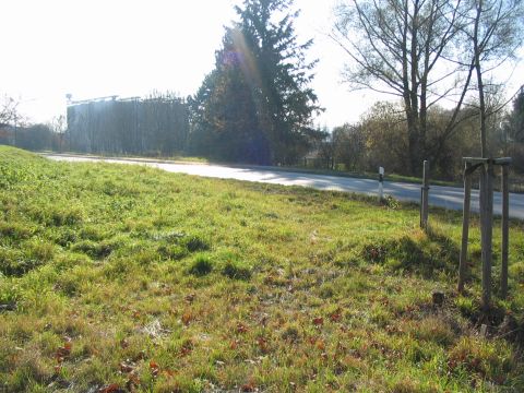 Bahn�bergang vor Thannhausen