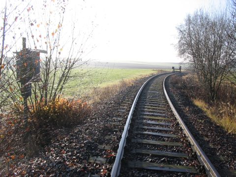 Gleisende mit Prellbock