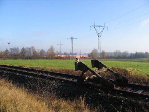 Gleisende mit Prellbock