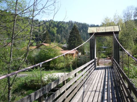 Hngebrcke beim Bahnhof Doren-Sulzberg
