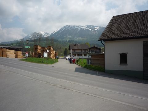 Bahnbergang in Egg