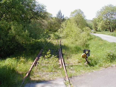 Weiche zur Firma Paul