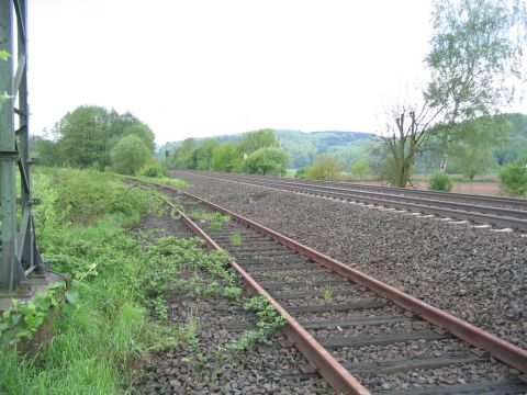 Abzweig von der Strecke Frankfurt - Fulda