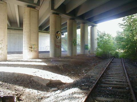 Brcke der Autobahn A5