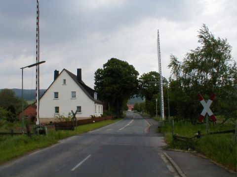 Bahnbergang ber die Mengshuserstrae