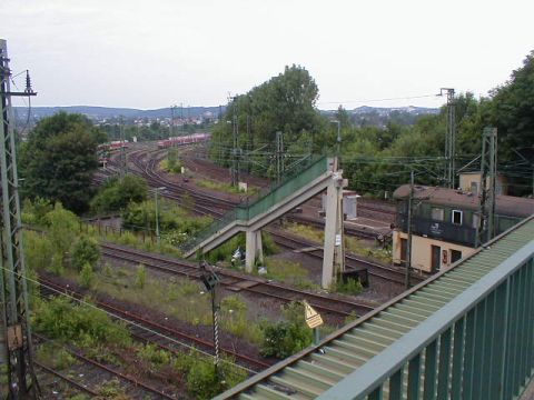 Abzweig nach Warburg und Halle