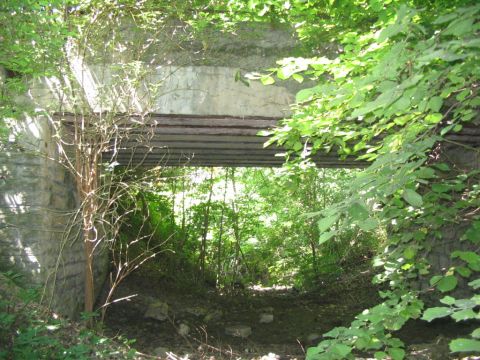 Br�cke �ber einen Graben