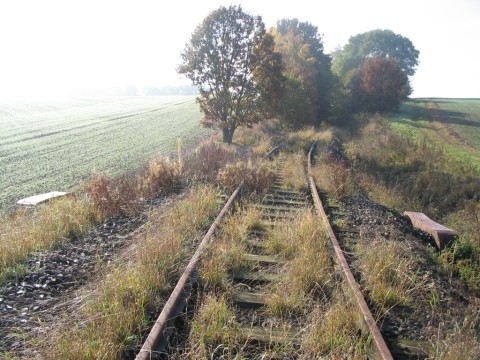 Ausfahrt aus dem Grubenbahnhof Bischofferode