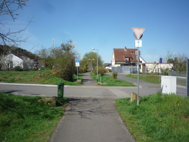 Bahnbergang ber die Obergasse