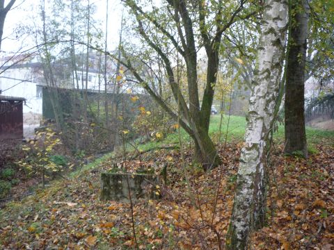 Trasse hinter dem Bahn�bergang �ber die G�terbahnhofstra�e