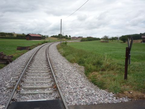 Bahn�bergang am Bahnhof