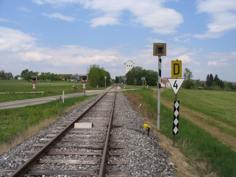 Bahn�bergang Schalkstetten