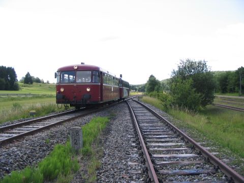 Nördlicher Abzweig zum Bahnhof Oberheutal