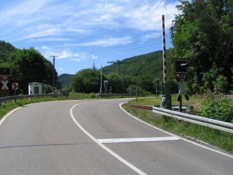Bahnübergänge in Schmiechen