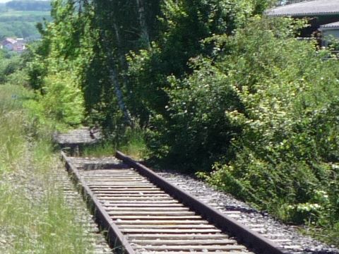 Zufahrt zur Kartonagenfabrik