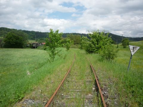 Zufahrt zur Kocherbr�cke