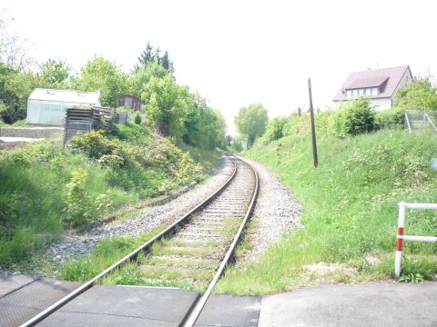 Bahn�bergang zwischen Hemmingen und Heimerdingen