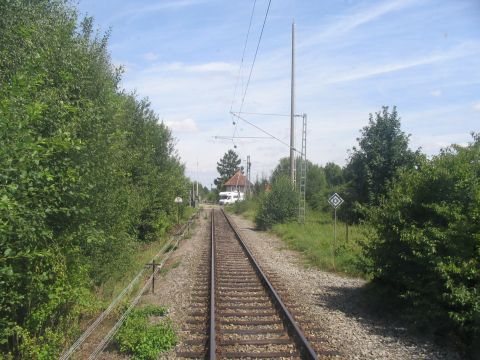 Ende der Oberleitung