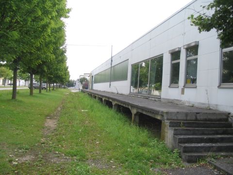 Laderampe im Industriegebiet