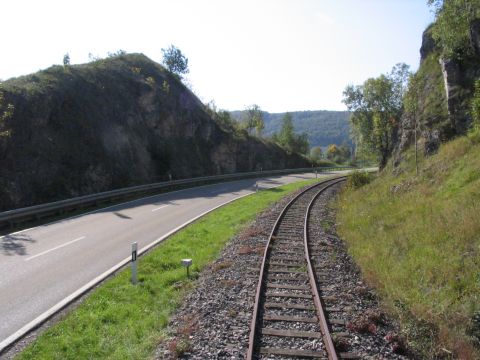 Felseinschnitt bei Amstetten